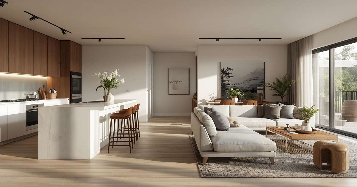 Modern secure home with thoughtful safety and protection features by Home Secure Zones